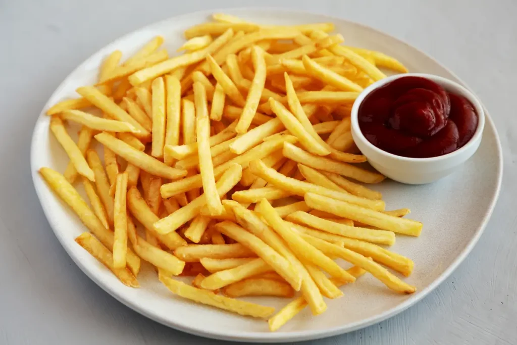 Clínica SOM | persona obesa,dieta para sobrepeso,comidas saludables,alimentos que engordan Imagen de patatas fritas y sus calorías